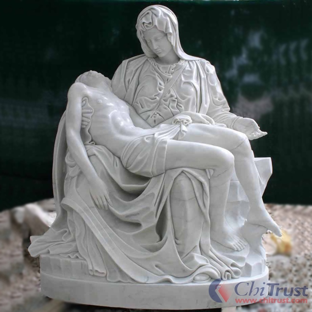 Christian white marble